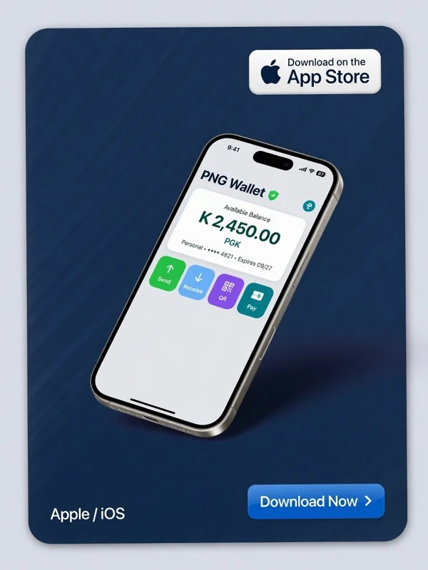 PIN Network App for iOS — not available in Papua New Guinea